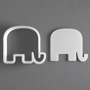 Koekjesvorm republikeinse olifant en oorbel van polymeerklei met dieren, gereedschap voor aardewerk