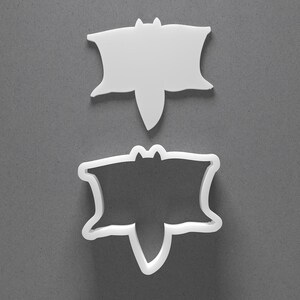 Flying Squirrel Cookie Cutter & Animal Polymer Clay Earring, Pottery Tool image 1