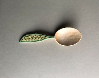 Lovely leafy spoon