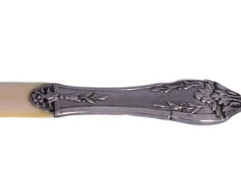 Sterling Silver Letter Opener - Antique French Sterling Silver Paper Knife