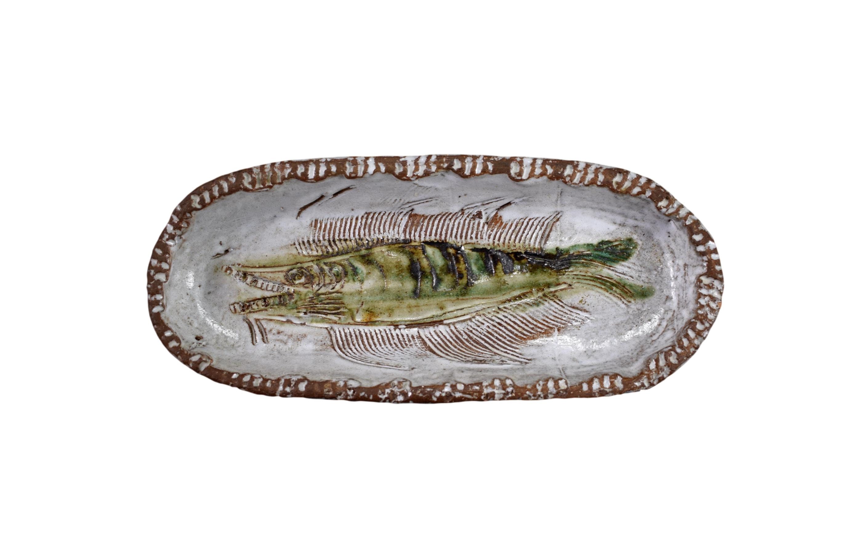 Vintage Enameled Fish