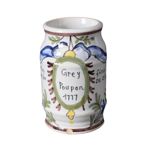 French Antique Grey Poupon Mustard