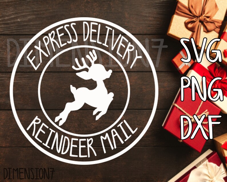 Download Reindeer Mail SVG PNG DXF Christmas File Download ...