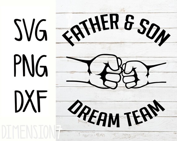 Download Father And Son SVG PNG DXF Commercial Use Cut File Dream ...