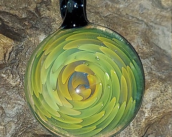 Precious Metals Fumed Implosion Pendant