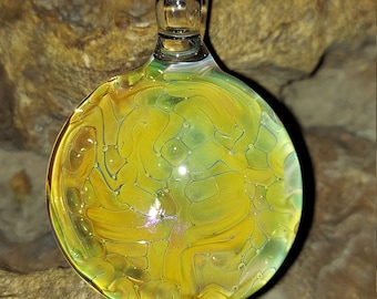 Fumed Puck Pendant