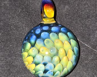 Sparkle Fume Implosion Flower Pendant