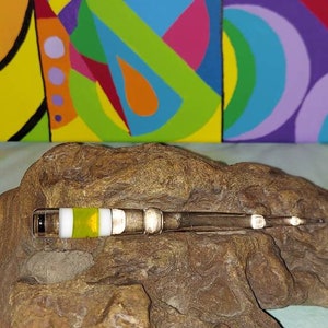 Lemon Drop/White Glob Wand