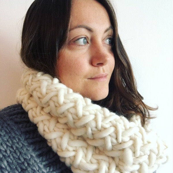 Herringbone Snood | Knitted snood | Women's Snood | Kids snood | Custom made