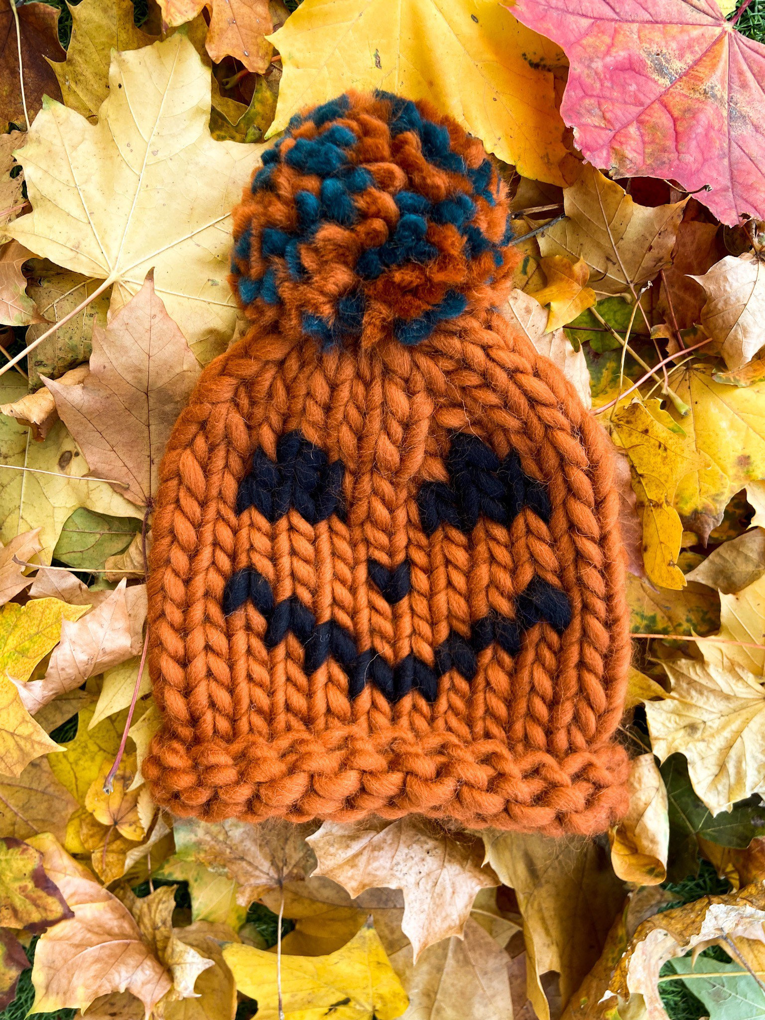 Knit Pumpkin Hat -  Sweden