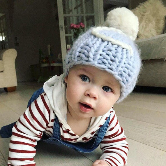 personalised bobble hat baby