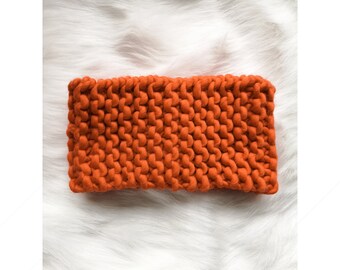 Tegan Snood Niños Naranja / Tejido Snood / Kid'snood / Orange Snood