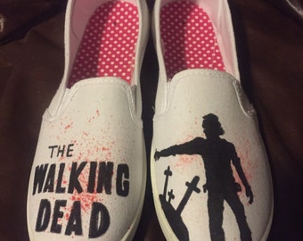 The Walking Dead Inspired Shoes Featuring Rick Grimes