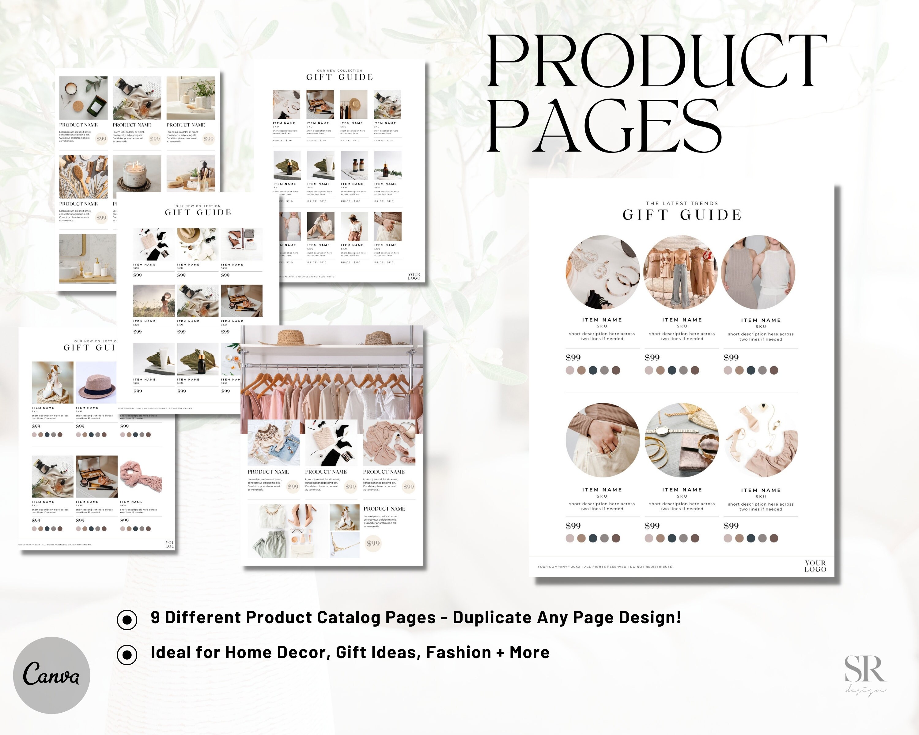 Look Book Product Catalog Template Shopping Guide Digital - Etsy