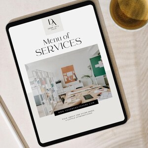 Interior Design Services Guide Template | Client Booking & Portfolio ...