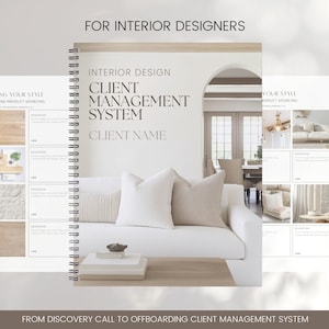 Interior Designer Client Process Template | Onboarding to Offboarding Project System