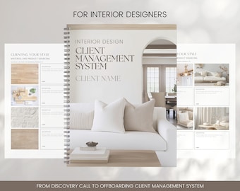Interior Designer Client Process Template | Onboarding to Offboarding Project System