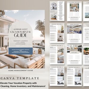 Airbnb Hosts Essential Templates for Property Management: Staging, Maintenance, Inventory, Cleaning | Ultimate Vacation Rental Toolkit