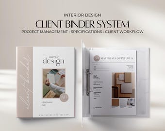 Sistema de gestión de clientes para diseño de interiores, gestión de proyectos y flujo de trabajo de especificaciones para diseñadores.