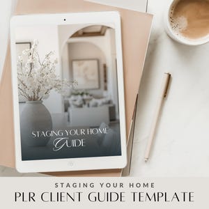 ホームステージングクライアントガイドテンプレート | 不動産リードマグネット | ホワイトラベル + PLRライセンス