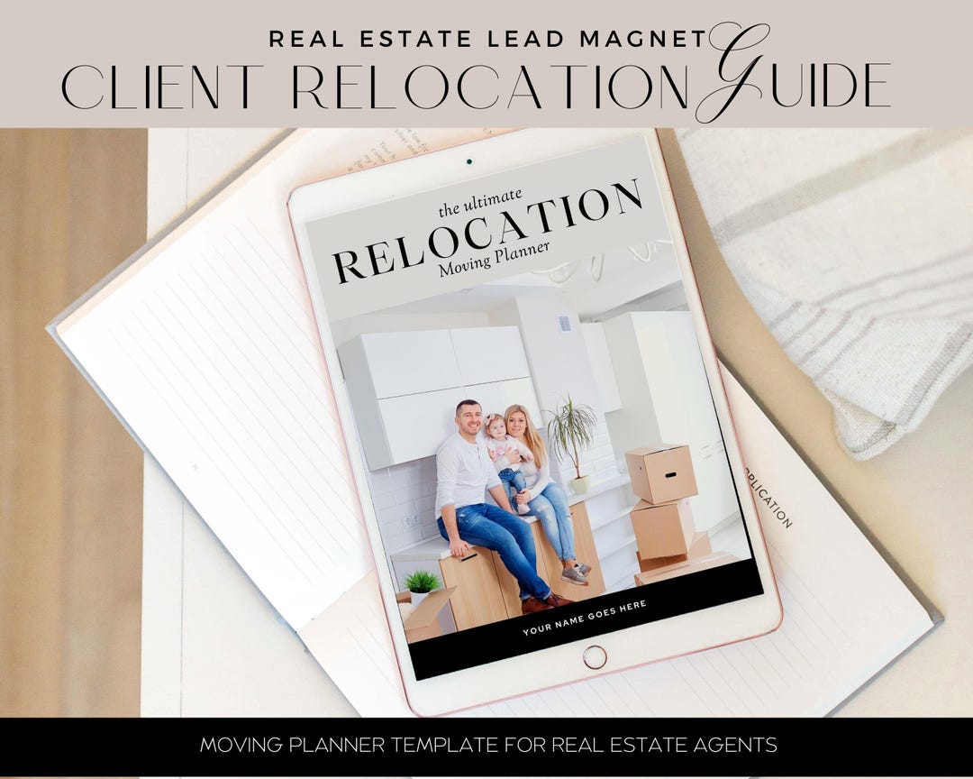 Moving Relocation Planner Template - Packing Organizer, Moving Task ...