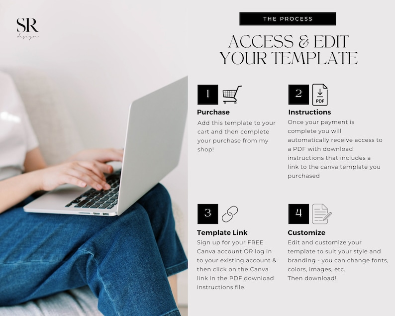 Interior Design Website Template | Portfolio & Services Sales Page for Designers, Decorators and Home Stagers image 6