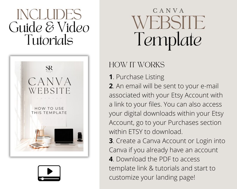 Interior Design Website Template | Portfolio & Services Sales Page for Designers, Decorators and Home Stagers image 5