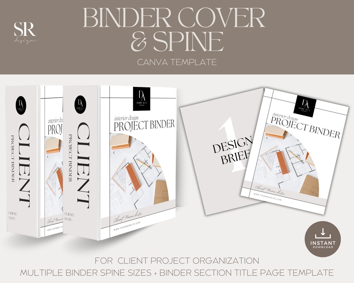 Custom Binder Cover and Spine Templates - Home Renovation, Interior ...