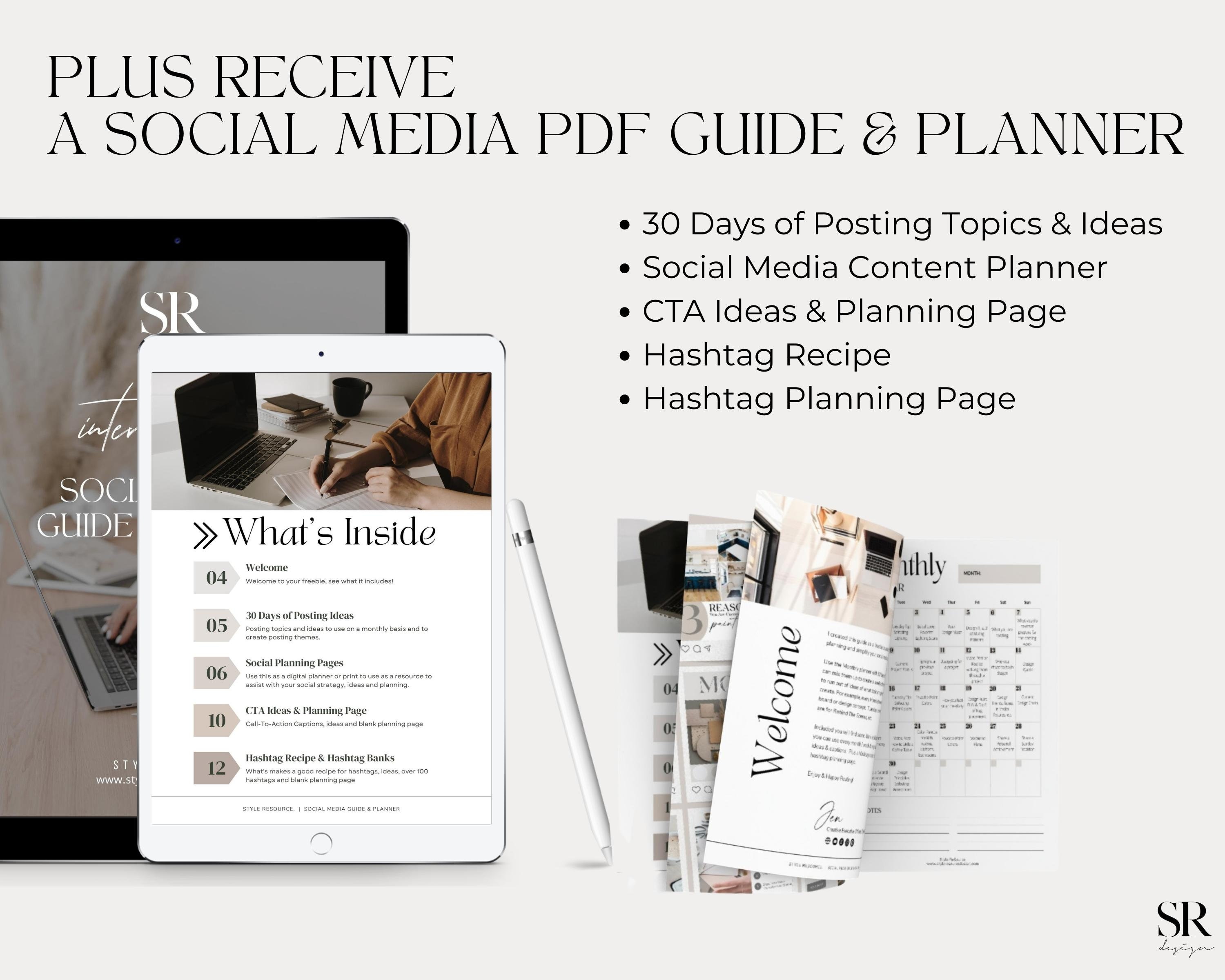 Interior Design Social Media Bundle - Interior Paint Color Trend Social ...