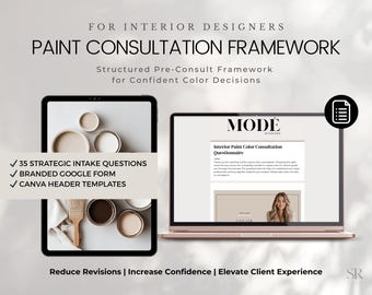 Interior Designer Paint Consultation Framework | Client Intake for Google Forms