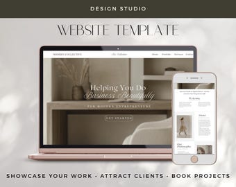 Plantilla web para estudios de diseño basados ​​en servicios y empresas creativas de servicios.