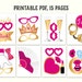 Bachelorette Photo Booth Props: Printable PDF. Bachelorette Party Photo ...