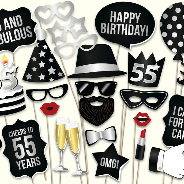 55th Birthday Party - Etsy