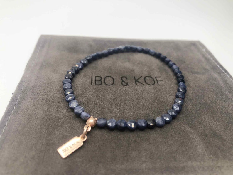 Blue sapphire bracelet