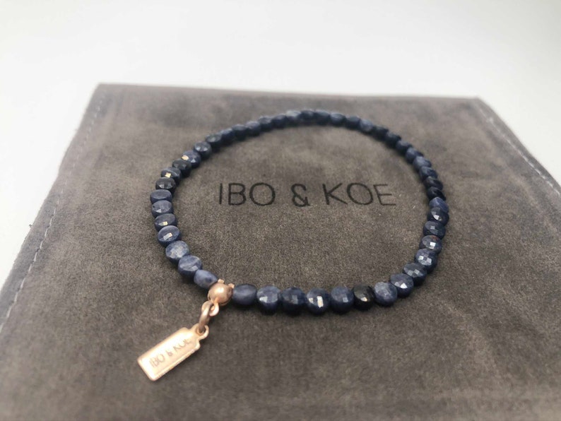 Blue sapphire bracelet