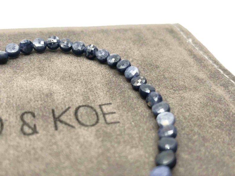 Blue sapphire bracelet