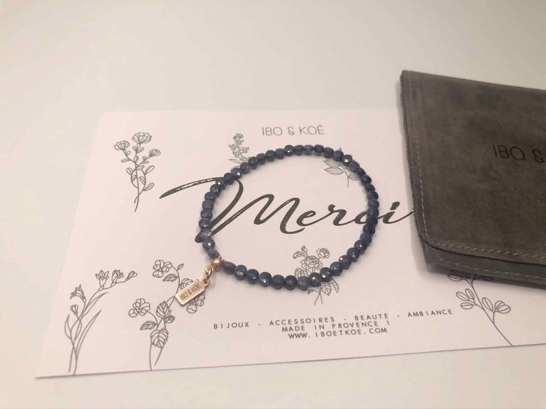 Blue sapphire bracelet