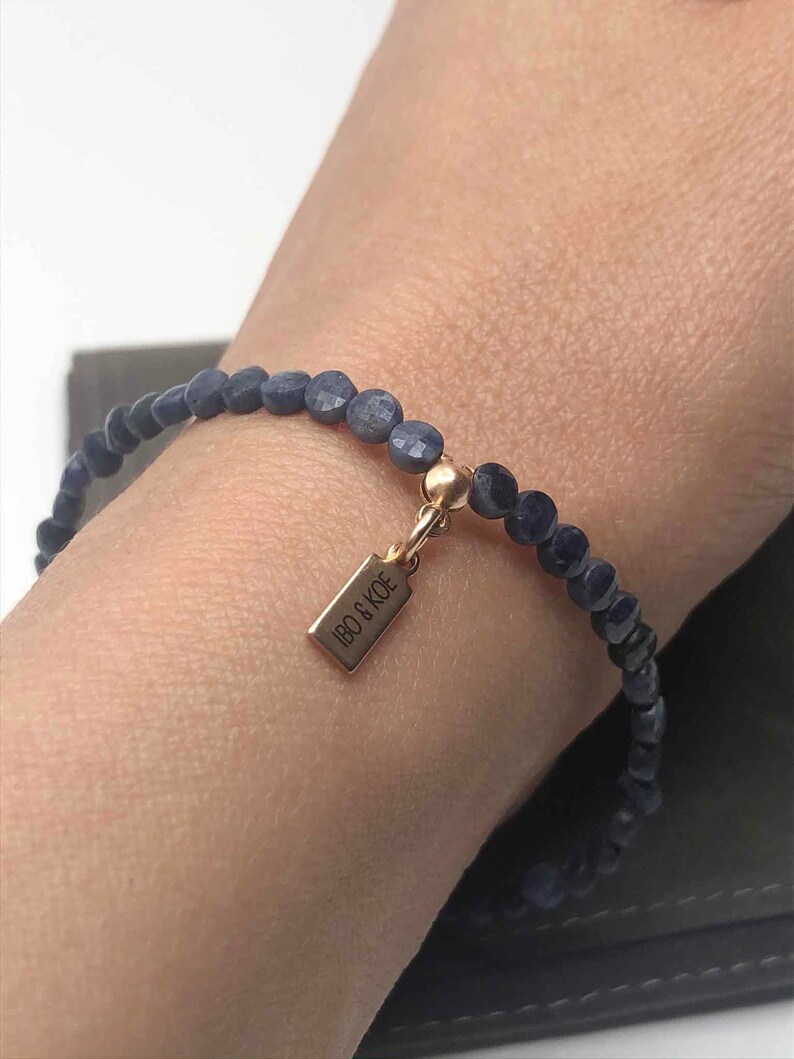 Blue sapphire bracelet