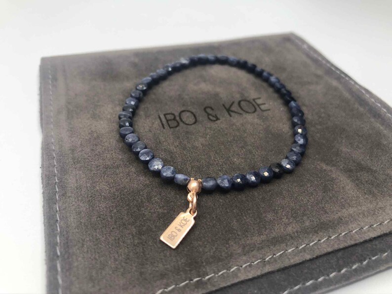 Blue sapphire bracelet
