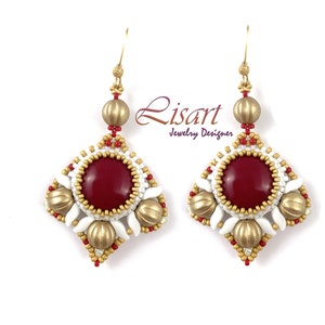 PDF scheme for making the &quot;Holly jolly Christmas&quot; earrings!
