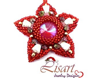 PDF pattern of "PEALOUS STAR" pendant