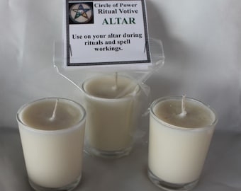 Altar Candle, Ritual Candle, Wicca Altar, Cleansing Candle, Wicca Supplies, Purification, Frankincense, Myrrh, Sacred Space.