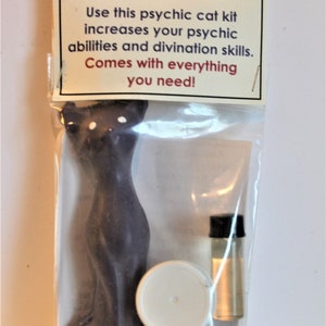 Psychic Candle, Cat Candle, Increase Psychic Abilities, Psychic workings, Divination Skills, Intention Candle, Soy Candle.