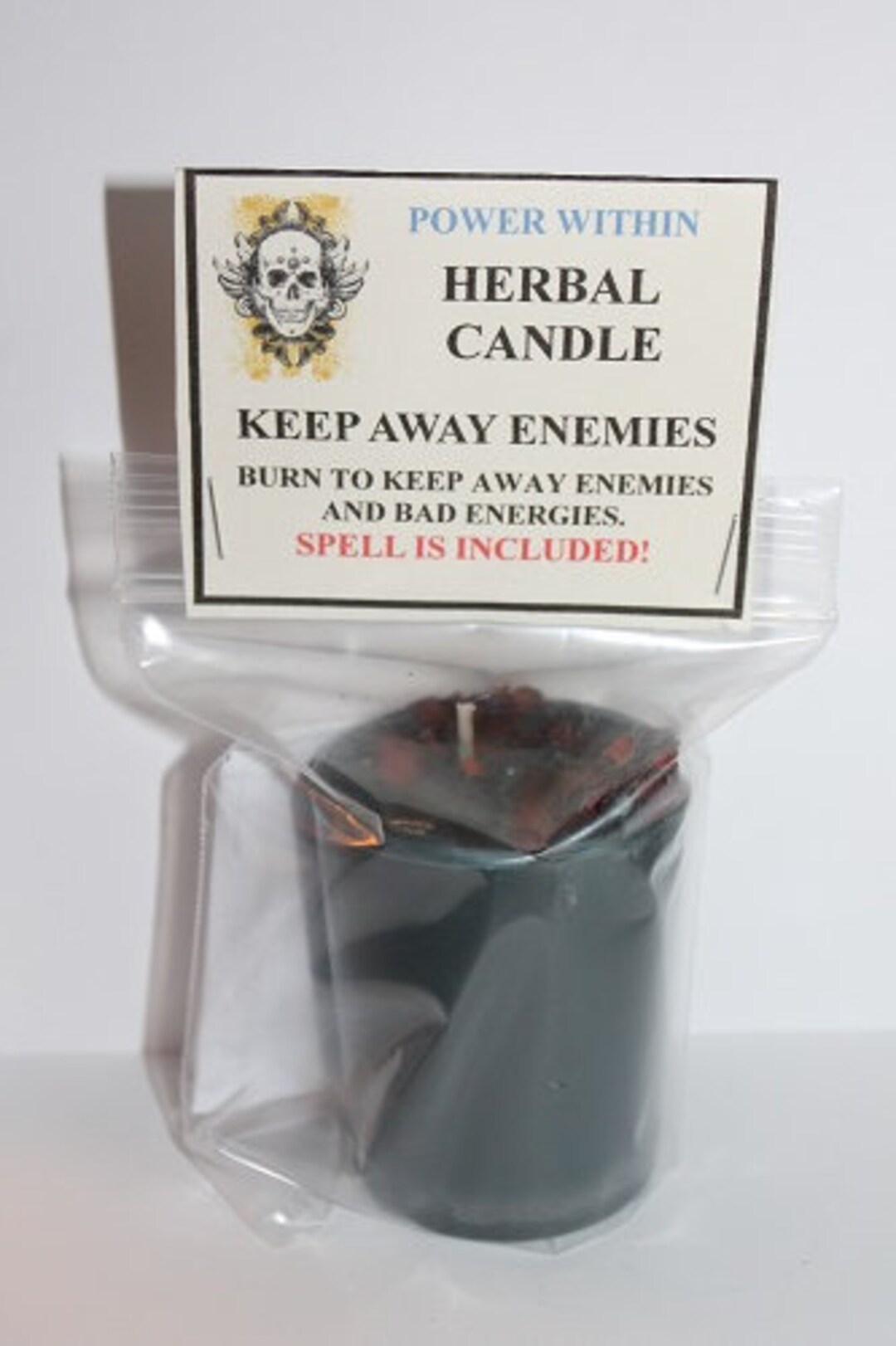 Keep Away Enemies Candle Keep Away Enemies Herbal Candle Etsy