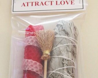 Attract Love Candle, Attract Love, True Friendships, Cleanse Home and Yourself.