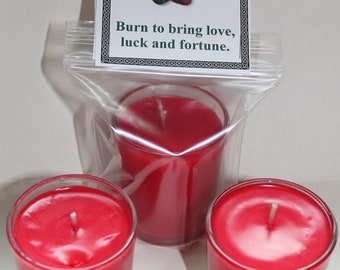 Attraction Candle, Bring Love, Good Fortune, Attract a Lover, Strawberry Candle, Fragrance Candle, Intention Candle, Soy Candle.