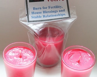 Love Candle, Rose Candle, Bring Love, House Blessing, Stable Relationships, Fertility, Soy Candle, Intention Candle.