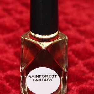 Fragrance Oil, Rain Forest Fantasy Memories Oil, Treasured Memories, Enjoyable Thoughts, Enchanting Smell, Oil Burner.