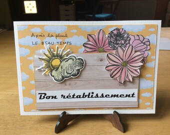 Carte De Bon Retablissement Etsy
