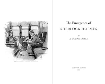 The Emergence of Sherlock Holmes by Arthur Conan Doyle. Sold in unfolded sheets.